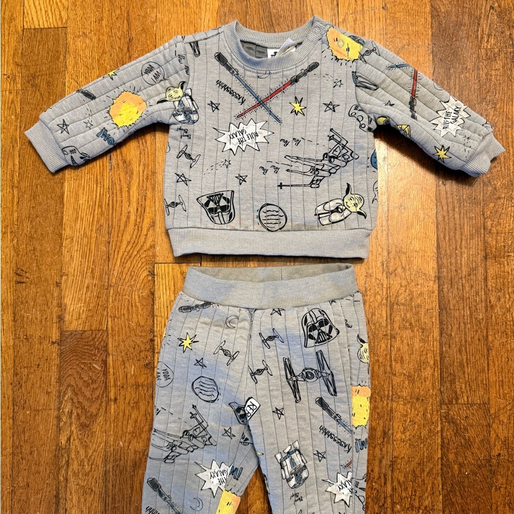Star Wars Gray Kids Matching Set